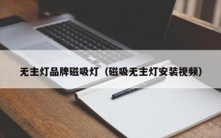 无主灯品牌磁吸灯（磁吸无主灯安装视频）