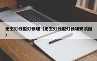 无主灯线型灯预埋（无主灯线型灯预埋安装图）