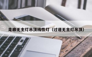 走廊无主灯吊顶线性灯（过道无主灯吊顶）